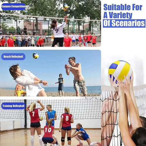Professional Volleyball Game Ball for Youth Beginners Indoor Practice Ball Outdoor Beach Volleyball Sports Competition Training