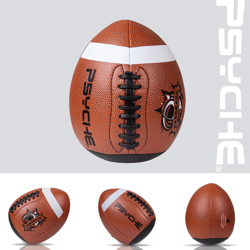 Standard Official Game PU Leather American Football Training Rugby Ball Indoor Outdoor Competition Ball