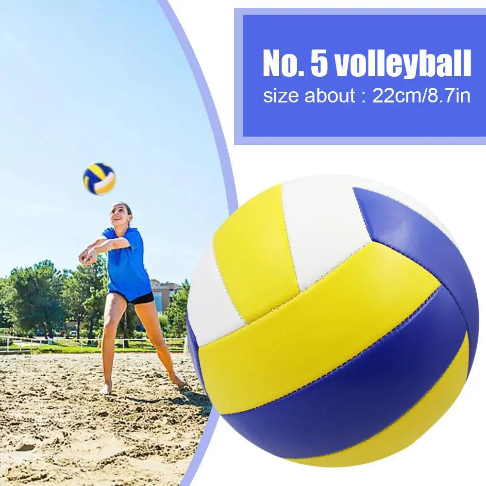 Professional Volleyball Game Ball for Youth Beginners Indoor Practice Ball Outdoor Beach Volleyball Sports Competition Training